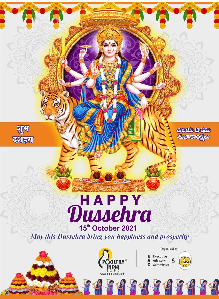 ChickenIndiaOrg's tweet photo. On this auspicious day as we celebrate valour and courage, the triumph of good over evil, we wish you success and happiness in everything you do!
Wishing you a very Happy Dussehra. 
#HappyDussehra #DussehraWishes https://t.co/oUHNxIHmEF