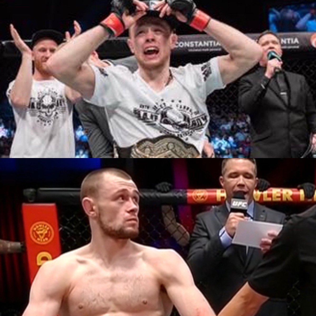 Cyrus Fees 👊 🎤🌎 (@cyrustheshow) on Twitter photo Who woulda thought the little cocky dude from Birmingham at <a href="/EFCworldwide/">EFC Worldwide</a> w <a href="/yannick_bahati/">BLACK MAMBA</a> would get here!?
<a href="/jakehadleymma/">Jake 'White Kong' Hadley</a> did. Proud to be on the mic for 2 of his biggest moments TO DATE. There’s more where this came from. <a href="/danawhite/">danawhite</a> <a href="/ufc/">UFC</a> got a good one.
#ufc #dwcs #knuckleup Who woulda thought the little cocky dude from Birmingham at <a href="/EFCworldwide/">EFC Worldwide</a> w <a href="/yannick_bahati/">BLACK MAMBA</a> would get here!?
<a href="/jakehadleymma/">Jake 'White Kong' Hadley</a> did. Proud to be on the mic for 2 of his biggest moments TO DATE. There’s more where this came from. <a href="/danawhite/">danawhite</a> <a href="/ufc/">UFC</a> got a good one.
#ufc #dwcs #knuckleup