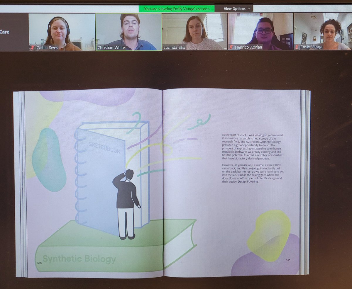 Dr_Andrew_Care's tweet photo. .@jestinARgeorge and I are beyond proud of the @UTS_Science @SynBioChallenge team ❤ 🤗

Against all odds, they've created the amazing e-zine "Synthesis". A great tool to help the #synbio and #design communities collaborate effectively!

"SYNTHESIS" - available soon!!! 📖 https://t.co/AJSLDG7pu0