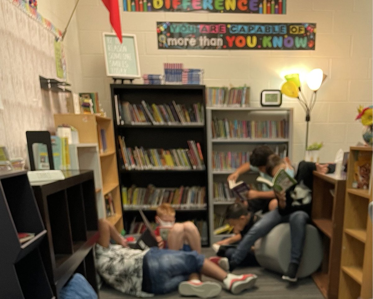 I absolutely love it when these wild boys in my room get so engrossed in their books! #rrechat #readingrocks
