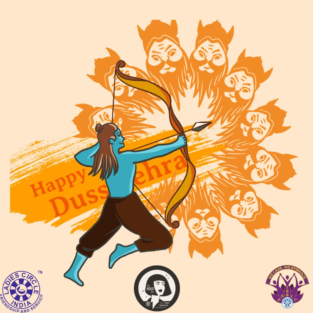 HOLC166 wishes you all “HAPPY DUSSHERA” 
May your life lights up with happy moments, positivity and success. #HappyDussehra2021 #HappyDusshera #Dussehra #Dussehra2021 #goodoverevil <a href="/LadiesCircleInd/">Ladies Circle India</a> <a href="/IndLadiescircle/">LadiesCircle India</a> @LadiesCircleInt