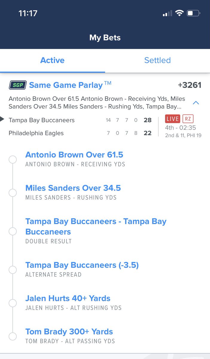 EMyers_3's tweet photo. @PatMcAfeeShow I feel your pain. I missed out on $3261 by fucking 3 Brady passing yards https://t.co/aFydEBAXwn