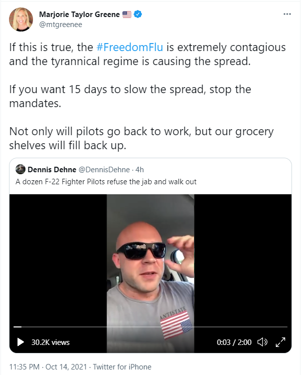 ddale8's tweet photo. I published a debunking of this nonsense video one month and three days before a member of Congress promoted it tonight with an "if this is true" caption https://t.co/QqtgGVG4AF https://t.co/x5K08CmTMp