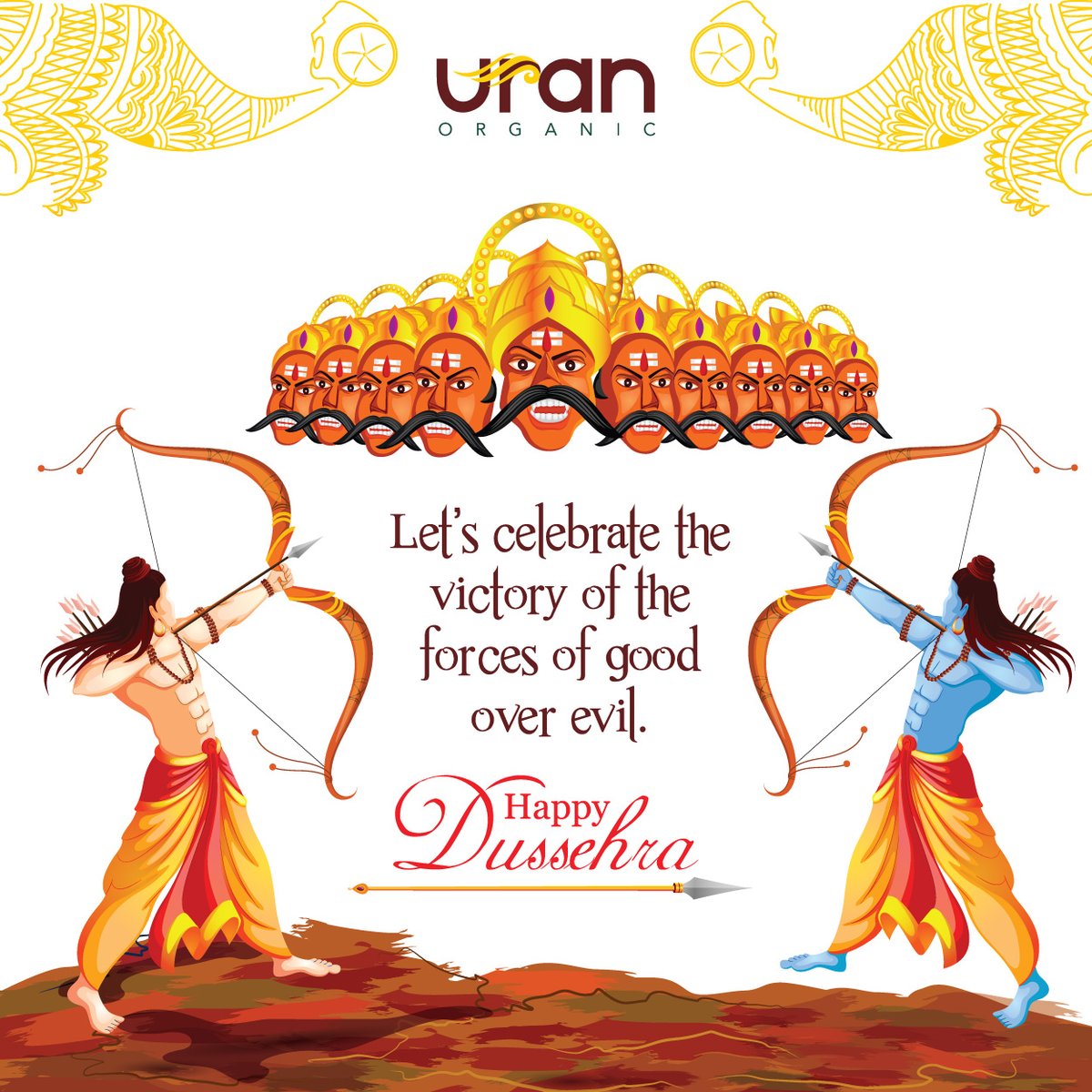 OrganicUran's tweet photo. May the light within us dispel the darkness of ego and may we always remind each other the power of good. This Dussehra and every day, let's together spread positivity, love, peace and happiness.
#uranorganic #dussehra #happydussehra #festival #light #elevate #goodness #india https://t.co/7sqiBodBvO