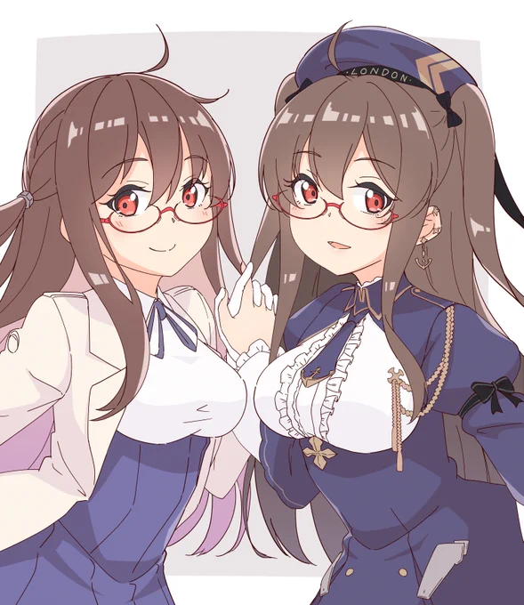 アズールレーン人気投票2021、クリーブランドとロンドンの応援をよろしくです!(過去の絵)
#アズールレーン 