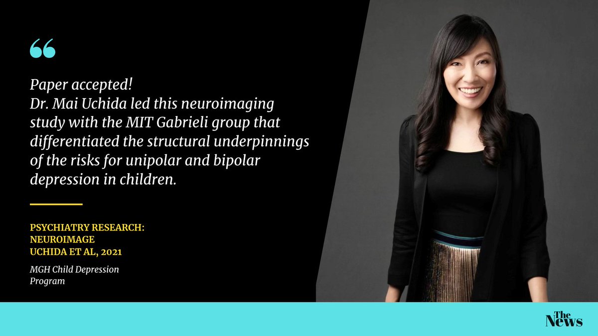 Our new paper, “Association Between Frontal Cortico-Limbic White-Matter Microstructure and Risk for Pediatric Depression” was accepted to Psychiatry Research: Neuroimaging! Congratulations, @mai_uchida !