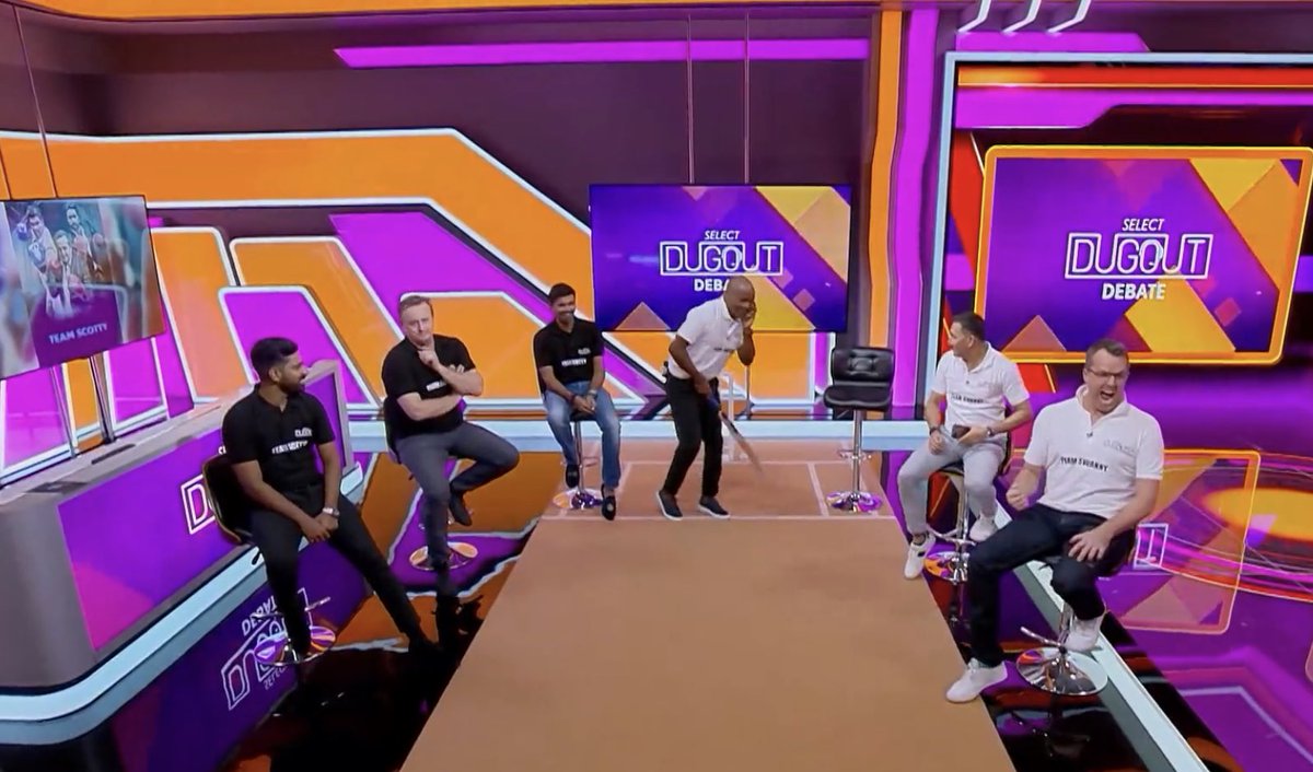 'What's wrong?' - Ajit Agarkar 

'Oh no, I'm just stuck in some cement like the CSK batsmen ' - Brian Lara #SelectDugout #dugoutdebate