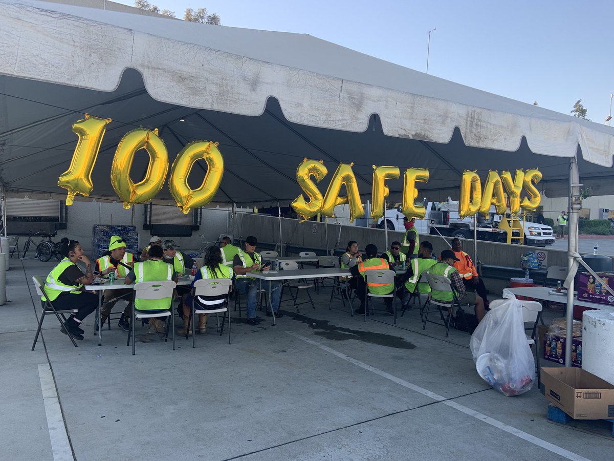 Congratulations Ontario Twilight Ramp on 100 Safe Work Days!! Enjoy your BBQ! #SafetyFirst #safetymatters @BrionesJerson @JessicaB_SAFETY @mboden69 @Shelby2017goair @Melinda