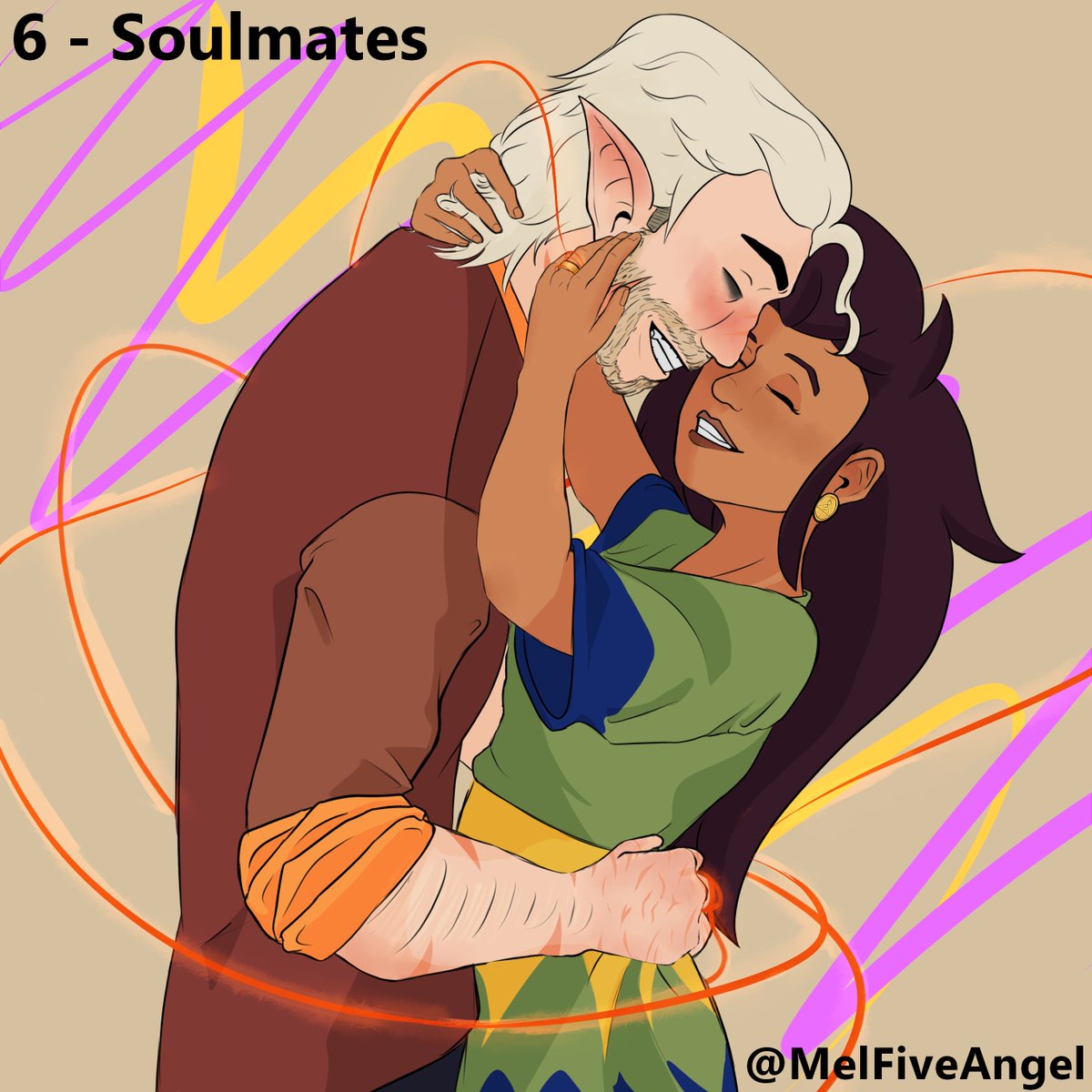 Just a happy married couple

Day 6 - Soulmates of #lunterweek 

#lunterweek2021 #lunter #goldenluz #LuzxHunter 
<a href="/lunterweek/">💛💜</a>