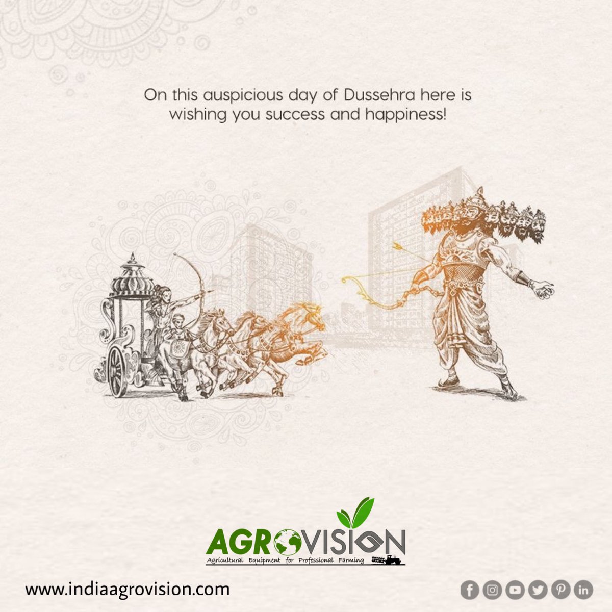 indiaagrovision's tweet photo. #HappyDussehra https://t.co/WVstHLoar4
