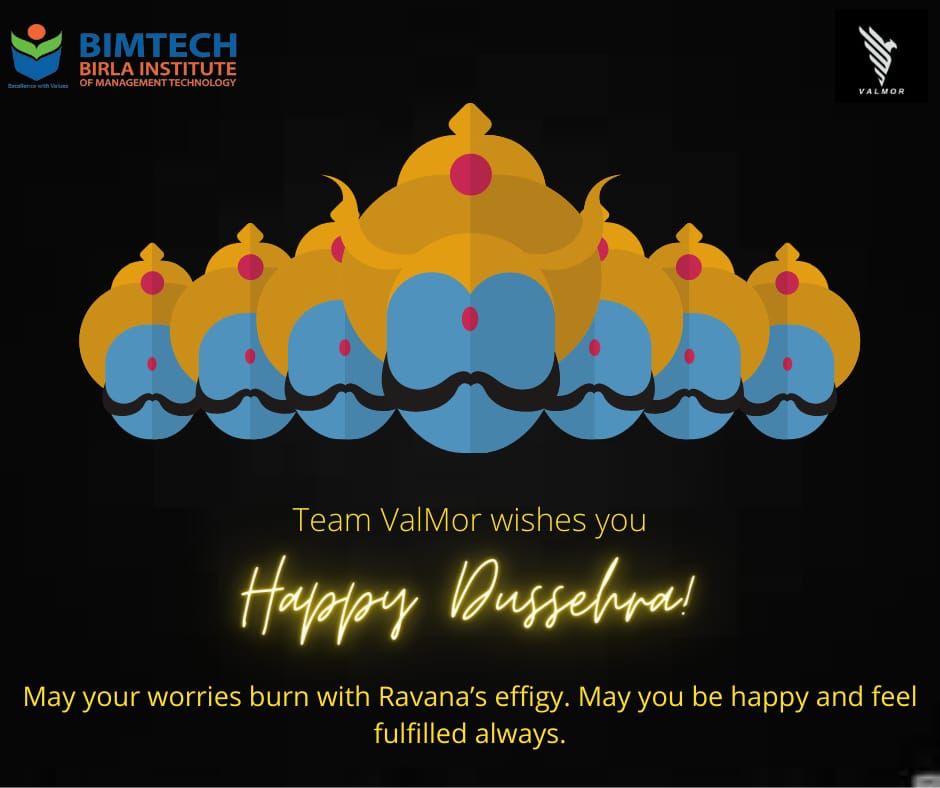 ValMorBimtech's tweet photo. A time for celebration, A time for victory of good over bad, A time when the world sees the example of the power of good. Let us continue the same "true" spirit. Happy Dussehra 2021!!

#Dussehra #Dussehra2021 #Victory #goodoverevil  #bimtech #valmor #discipline #disciplineconduit https://t.co/3kLuLUT2al