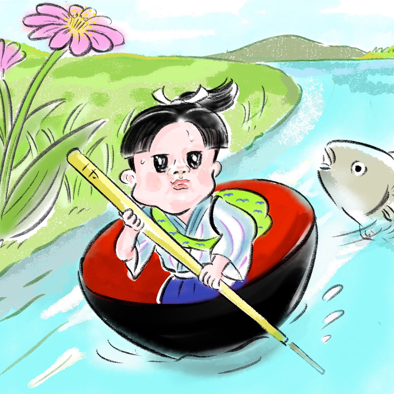 イラストレーター香川尚子 Naoko K 一寸法師 The Inch High Samurai シュール 筆ペンタッチ Drawing イラスト イラストレーター Illustration Illustrator Art かわいい シュールイラスト Cartoon マンガ Artgallery Artlover イラストレーター香川尚子 Naoko K 一寸法師 The Inch High Samurai シュール 筆ペンタッチ Drawing イラスト イラストレーター Illustration Illustrator Art かわいい シュールイラスト Cartoon マンガ Artgallery Artlover