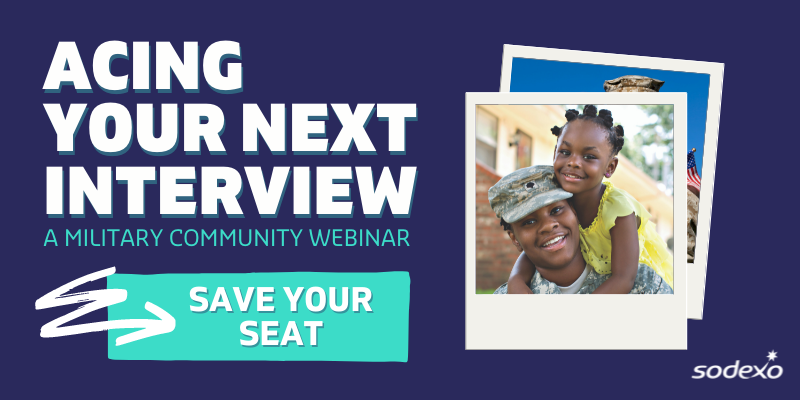 SodexoAmyB's tweet photo. Learn how to ace your next interview! #militaryhiring #sodexo https://t.co/aeF3SjeHpH https://t.co/rwS0uk9ptR
