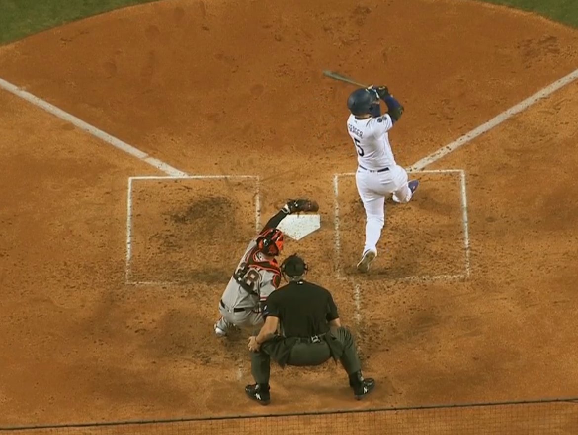 DanielRathman's tweet image. While everyone's furious about the Wilmer Flores call, the same umpire, Gabe Morales, ruled this a non-swing in Game 3.