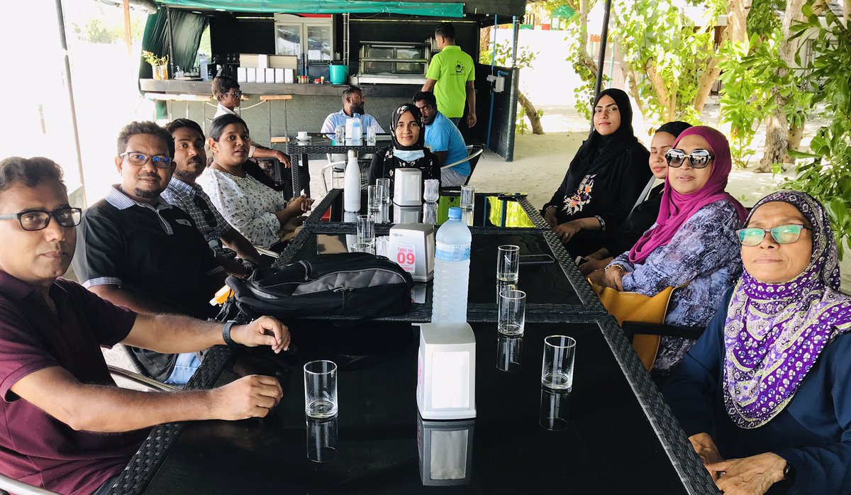 epsfoundationmv's tweet photo. Today EPS Foundation and FEM Health Team arrived to Guraidhoo Island to conduct Health awareness workshop for the caretakers of Guraidhoo Centre @MoGFSSmv @myfemhealth https://t.co/yzWmaMbEYg