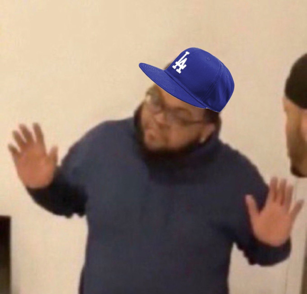 _jaydubbss's tweet image. when they ask me if it was a swing or a check swing #Dodgers