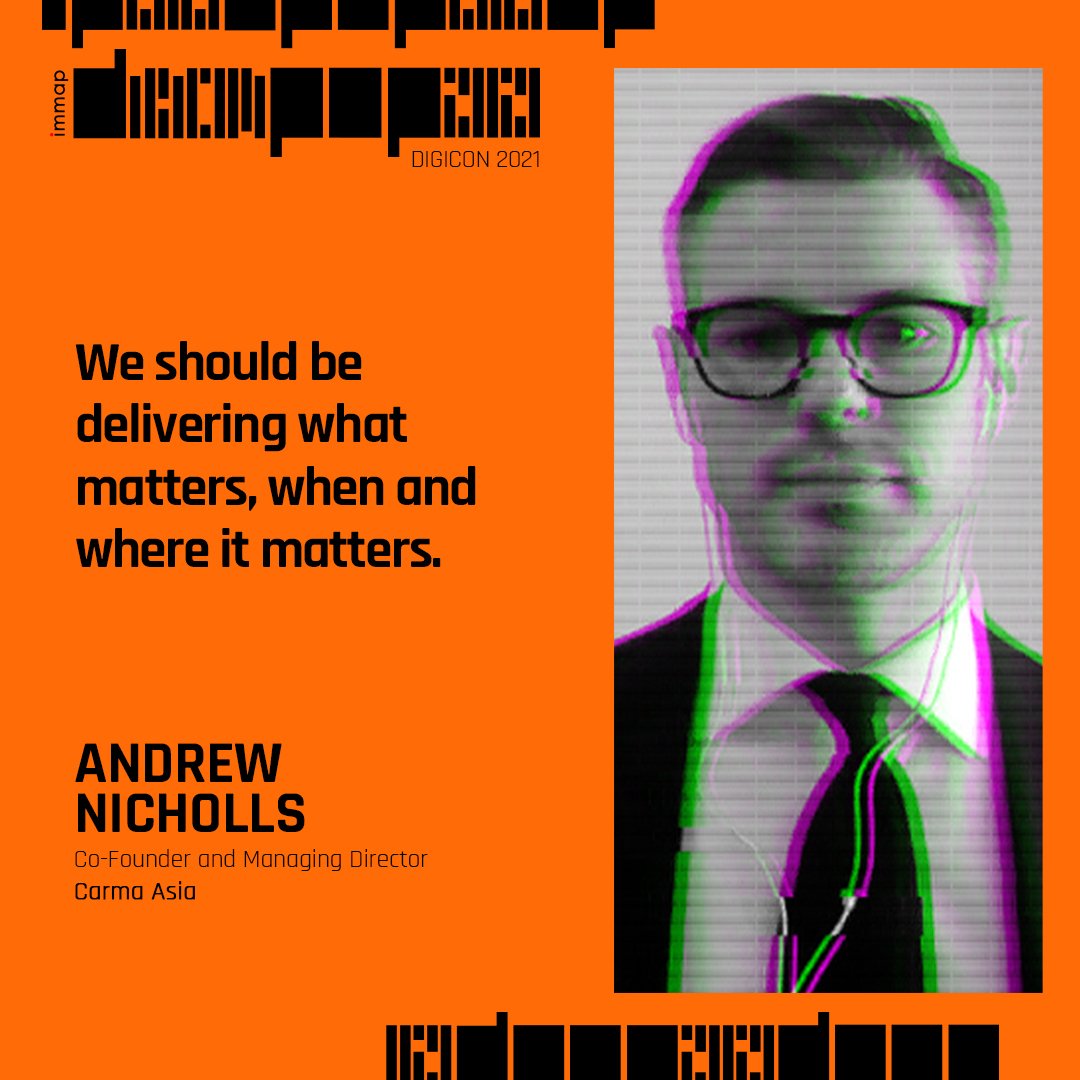 Andrew Nicholls on getting immediate customer feedback through social media data as one of the many pros of the digital revolution. #IMMAPDigiconPop2021