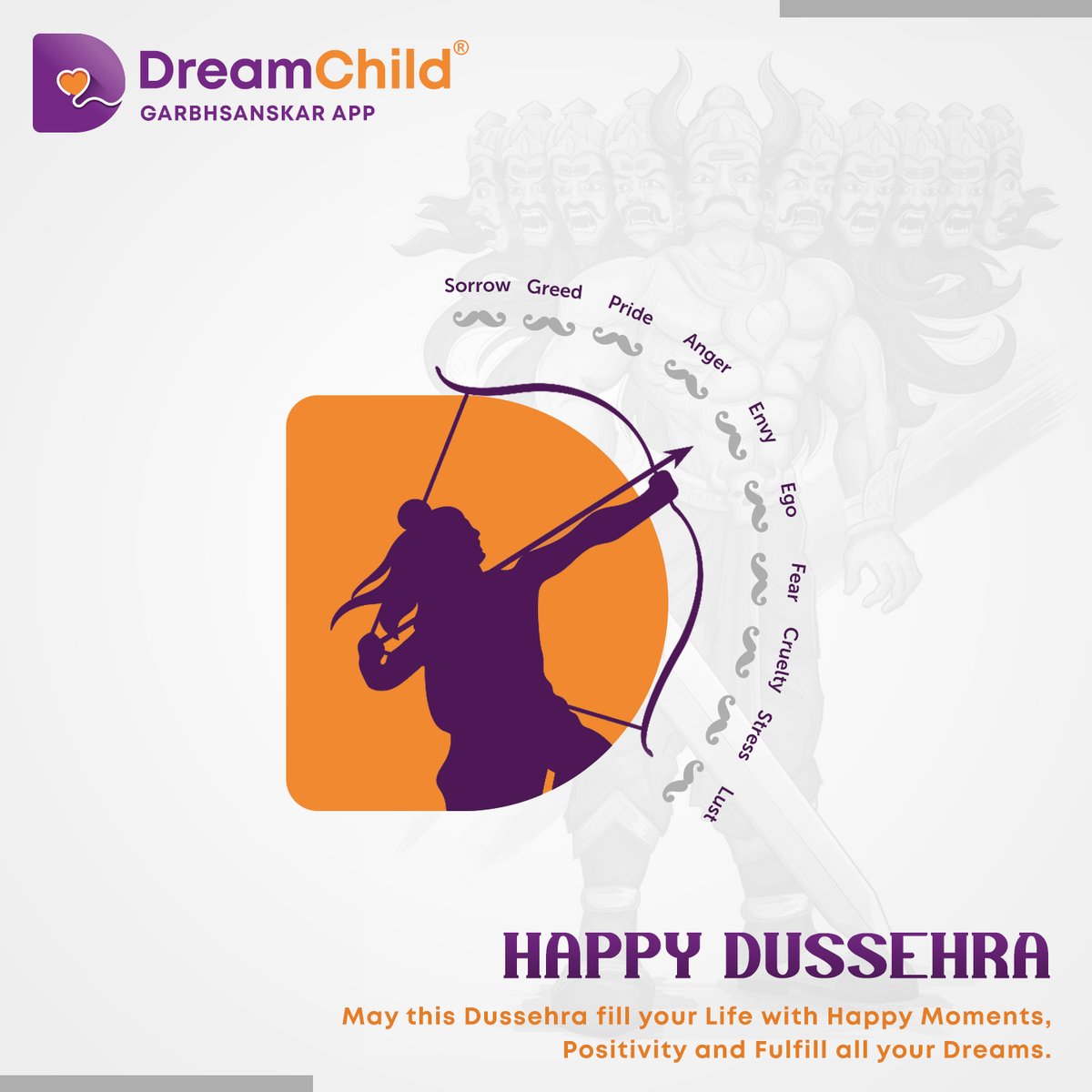 Happy Dussehra!!!
#dreamchild #garbhsanskar #garbhsanskarapp #OnlineGarbhSanskar #newindiamission #dusshera #dussehra2021 #4quotient #development #iqdevelopement #DailyActivities #pregnancycare #happy #healthy #pregnancy