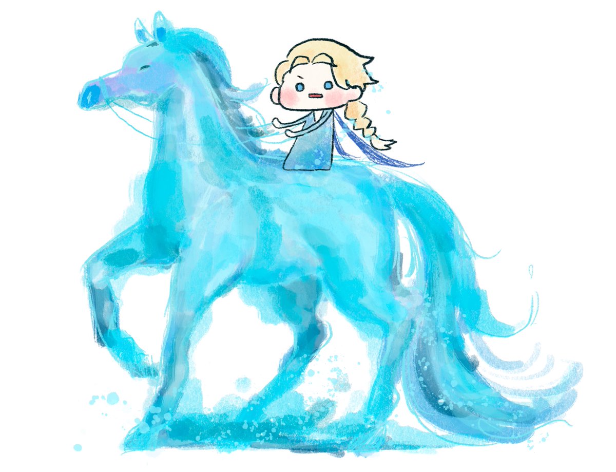 アナ雪もね結構、二次創作描いてますね…(エルサが大好きです) 
