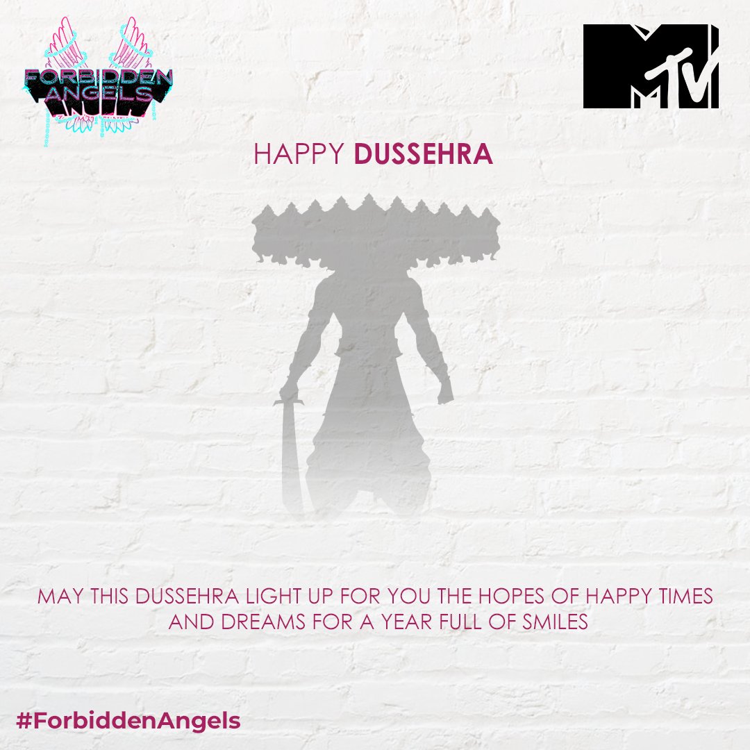 4biddenAngels's tweet photo. May the victory of good over evil prevail, wiping away all the stigma that make our angels forbidden! Happy Dussehra everyone.

@MTVIndia
@GenusInnovation
@BiguineIndia
@HyattRegencyMum
@radiocityindia

#MTVforbiddenangels #SwagSeHategaTag #FA #MTVIndia https://t.co/Y9KopY3TDd