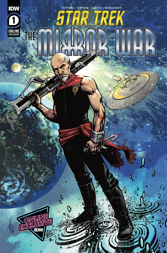 TrekCollective's tweet photo. Issue #1 of IDW's The Mirror War comic series out this week. Check out numerous covers, preview pages, and artwork from the book: https://t.co/GmUaTBegR8 https://t.co/a3sSectSon