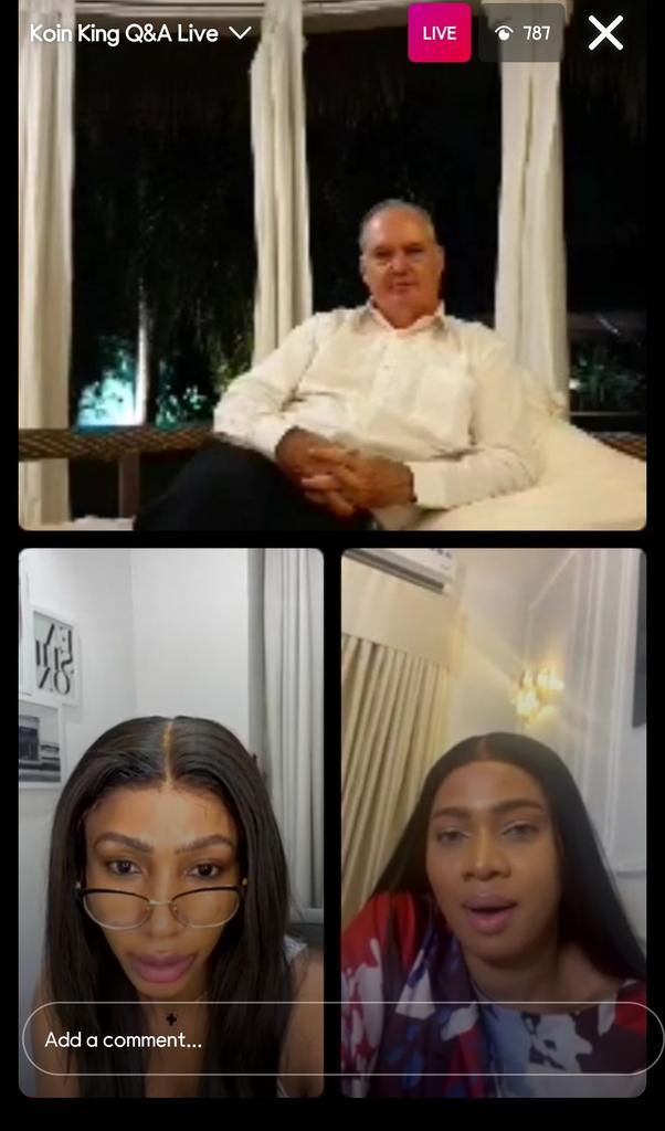 EtibadeElvis's tweet photo. Insightful Q&amp;A with #KoinCommunity. 

Who else was on only focused on Mercy Eke while the ig live was ongoing? https://t.co/jYE3Bmt1nS
