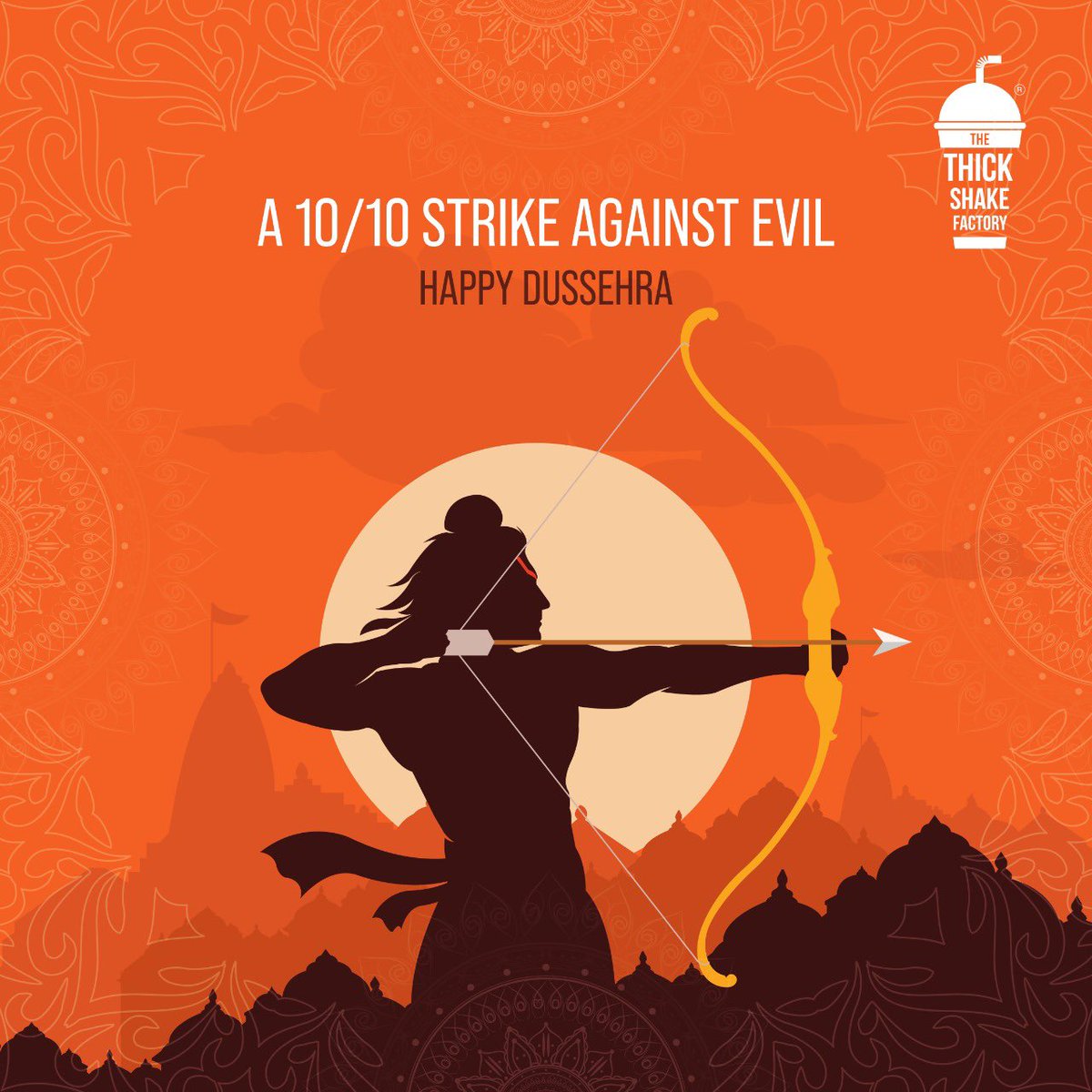 May this festive season lift your spirits with joy, peace and contentment. Wishing all of you a Happy Dussehra. 

#TheThickshakeFactory #Thickshake #Shakes #FestiveMode #Dussehra #HappyDussehra