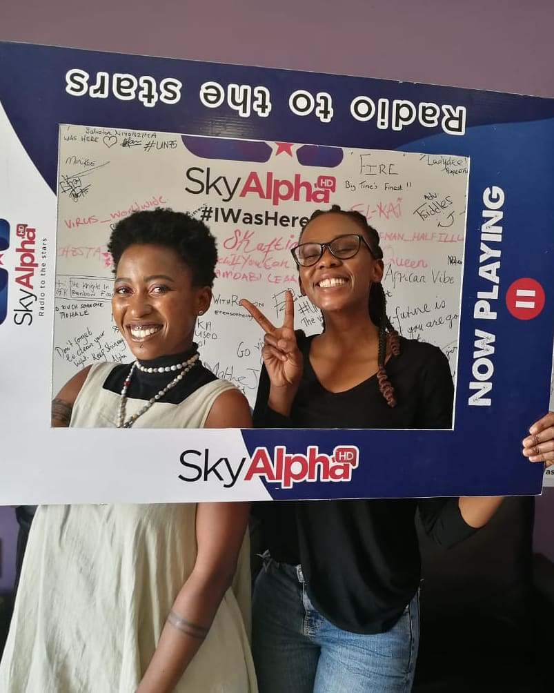 NthabisengTeReo's tweet photo. Our menstrual health segment on @SkyAlpha_HD
Is still happening every Wednesday ka 8am le @Mathobatsi and @mskivababy. Download the app and get listening @Numbers_AsFaces #numbersasfaces #rainbowcampaign #shamefreeperiod #nomapads https://t.co/dNCip6FHjo