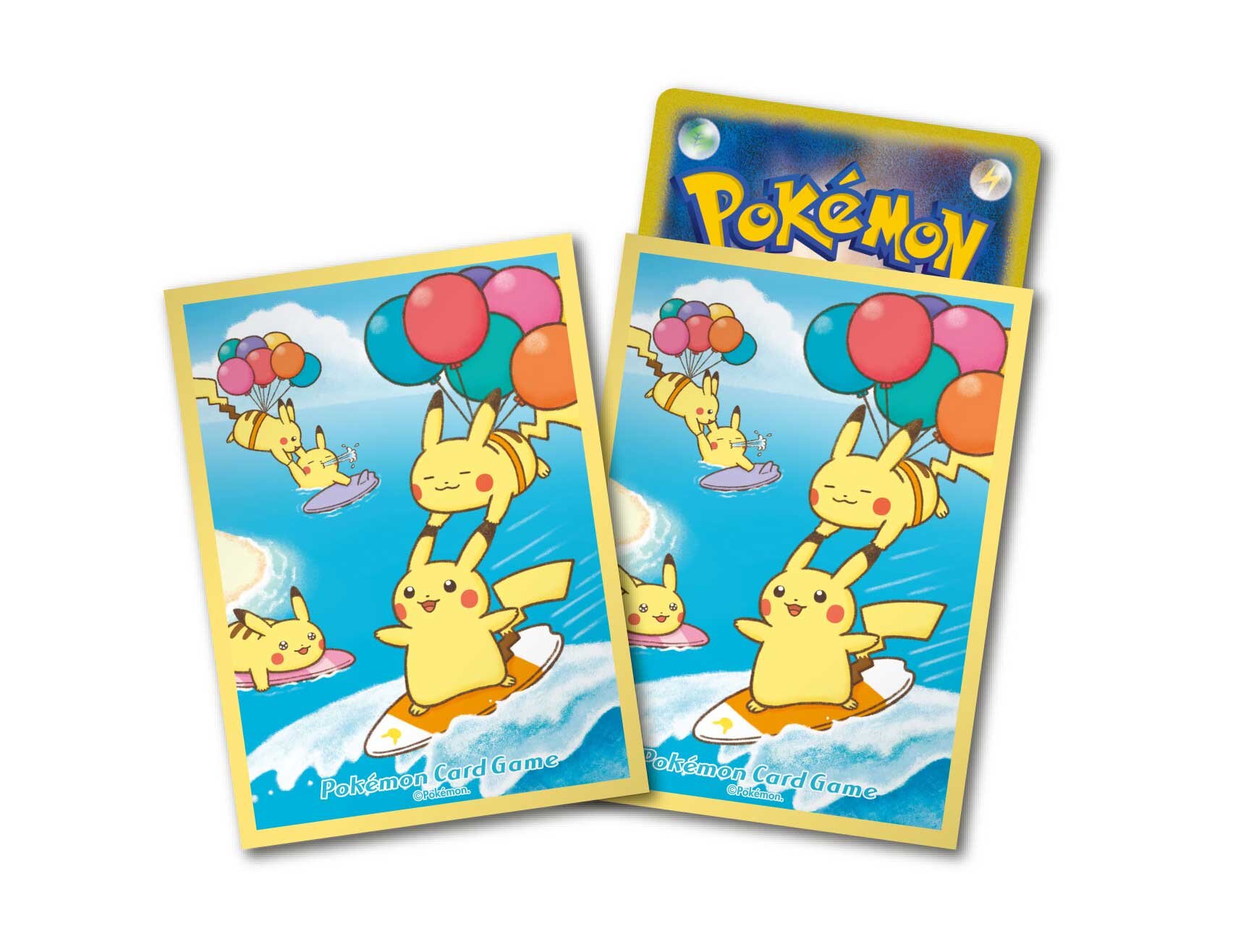 メール便不可 ポケモンカードデッキケース プレイマットなみのりピカチュウ そらをとぶピカチュウ トレーディングカード Www Ksc Kcf Org