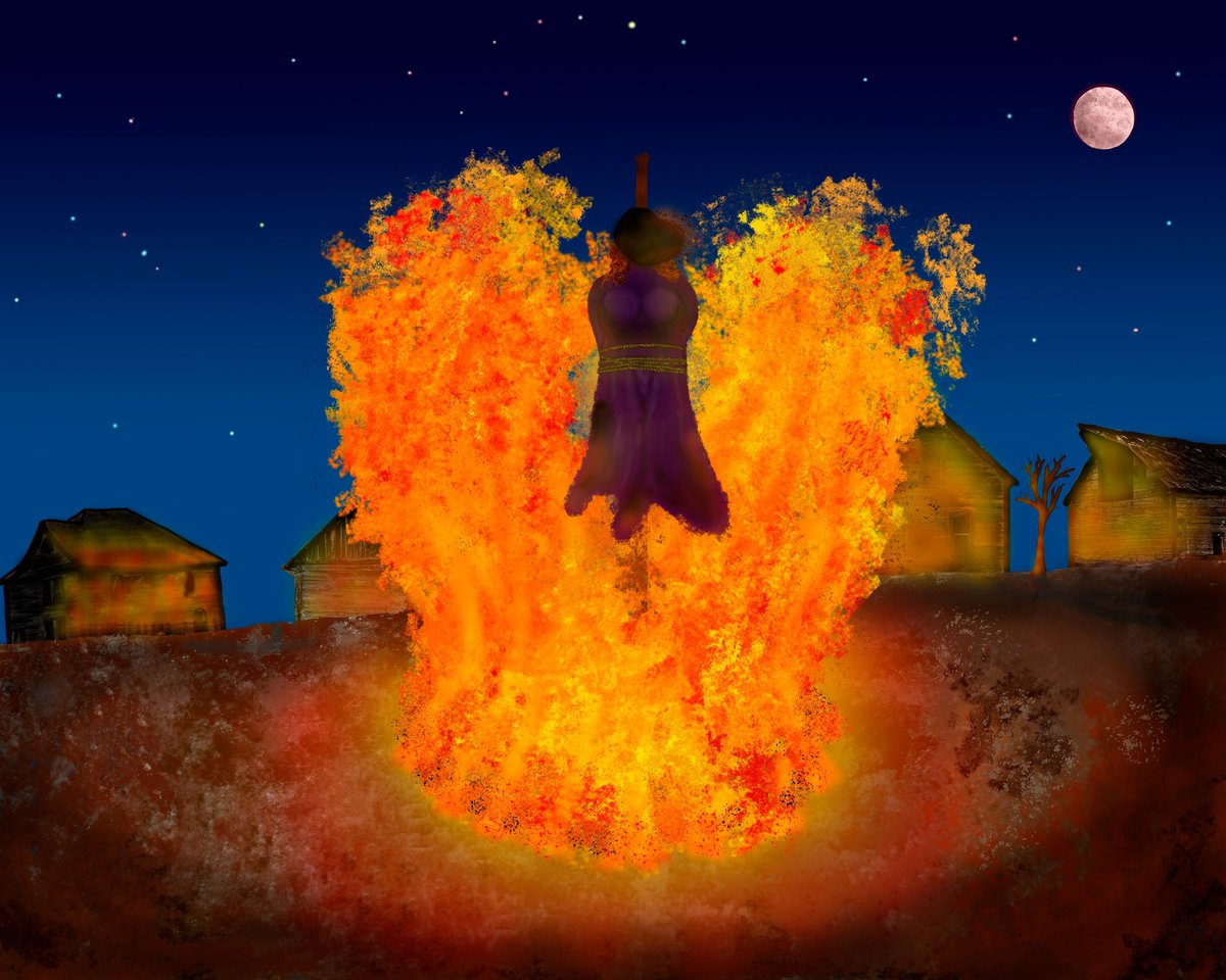 lightyearalone's tweet photo. ✨New art✨ 
🔥burning witches🔥 
#NFT #NFTartist #nftart #nfts #nftcollector #nftcommunity #cryptoart #art https://t.co/3EILhVyBAb