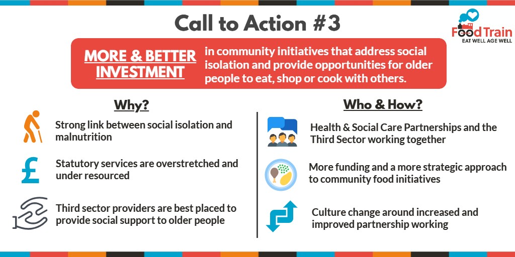EatWellScot's tweet photo. Thank you to our new supporters @scottishcare and @GenerationsWT of our 4 Calls to Action.

If implemented, these 4 actions would make a positive difference to older people's lives &amp; reduce the risk of #malnutrition.

FULL DETAILS: https://t.co/Ihd6g2yxQM

#LetsBuildThePicture https://t.co/VHMSZzhqhW