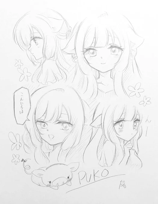 落書き10分!プコちゃん明日はカン丸くんの落書きしますっ!#絵描きさんと繋がりたい#イラスト好きな人とつながりたい#イラスト#芸術同盟 