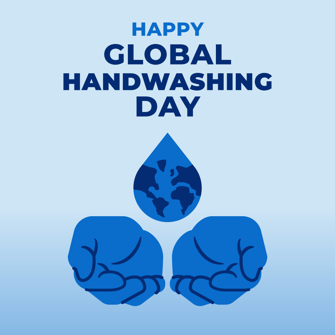 The day is here! #GlobalHandwashingDay is a global advocacy day dedicated to increasing awareness about the importance of handwashing with soap as an effective and affordable way to protect you, your family and others.

Retweet to help spread awareness! 💙