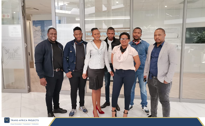 TAP Youth Employment Service Programme
Class of 2021
Front row from left: Tebogo Nkgomba ; Thato Malebati ; Ellen Mako ; Ntyatyambo Manqalaza ; Sandile Khumalo; 
Back row from left: Vincent Kopa; Walter Lubisi