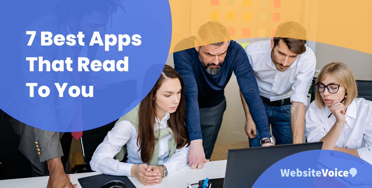 website_voice's tweet image. Are you someone who simply has no time to sit down to read through an entire article or story? 

Check these Best apps that read to you that can help: websitevoice.com/blog/apps-that…

@website_voice @Speechify_audio  @texthelp @VoiceDreamApp #naturalreader @ClaroSoftware #ttsreader