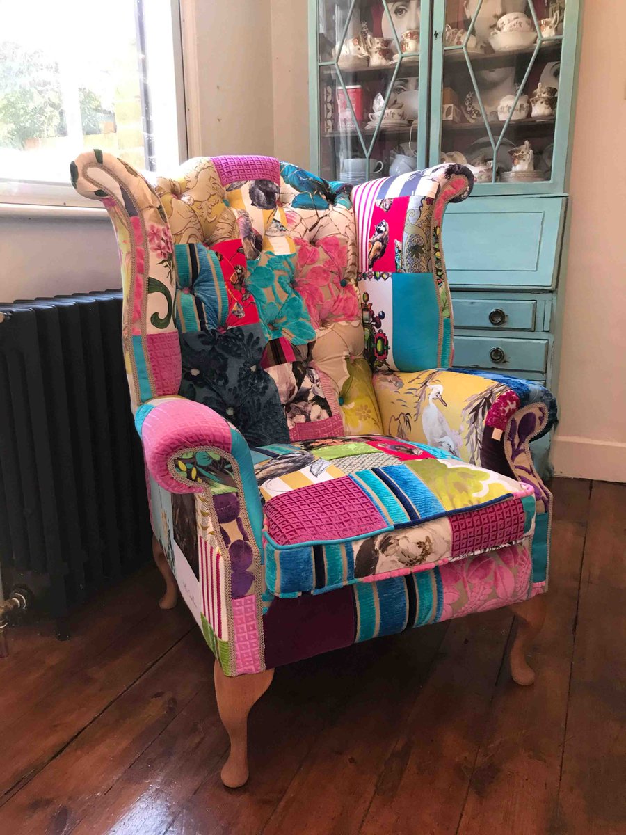 patchworkchairs's tweet image. Our clients write our best adverts "Kelly I adore my chair - just everything that I wanted it to be . The chair is stunning and provides a beautiful canvas in our room "
