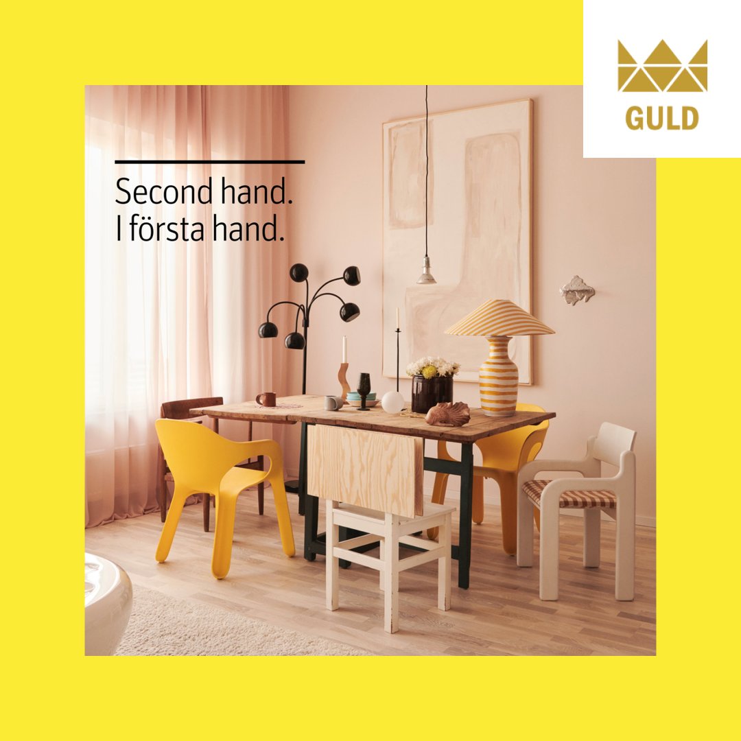Snyggt jobbat! Idag firar vi att ”Second hand i första hand” för <a href="/Riksbyggen/">Riksbyggen</a> vunnit guld i #SvenskaDesignpriset.
👉 designpriset.se/vinnare