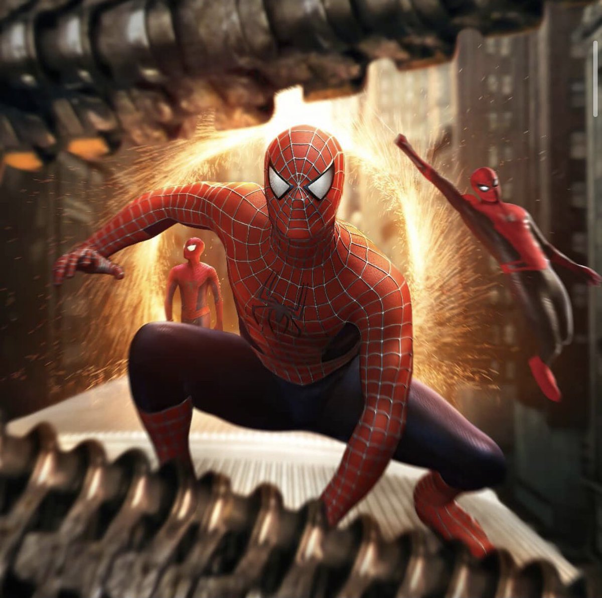 RT @tobey_maguire2: 2021 Spider-Man train fight?!
#TobeyMaguire #SpiderManNoWayHome https://t.co/uIbA4XUApv