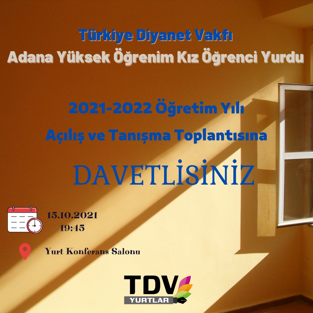 TDV Adana Yurdu (@adanatdv) on Twitter photo 