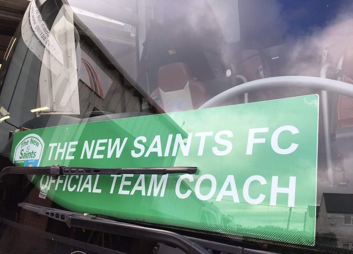 The JD Welsh Cup journey begins, as the team bus leaves Longmynd Travel, our official travel partners. As always, a warm and friendly welcome from Val and the team. Next stop Park Hall, then we’ll be on our way to south Wales, ahead of tomorrow’s game against Carmarthen Town.