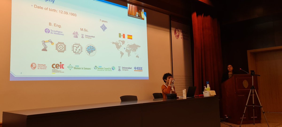 IEEESensorsES's tweet image. We continue after our break with Ana Caren Hernández Ruiz from University of Zaragoza and her talk &quot;Machine learning for sensor applications&quot;