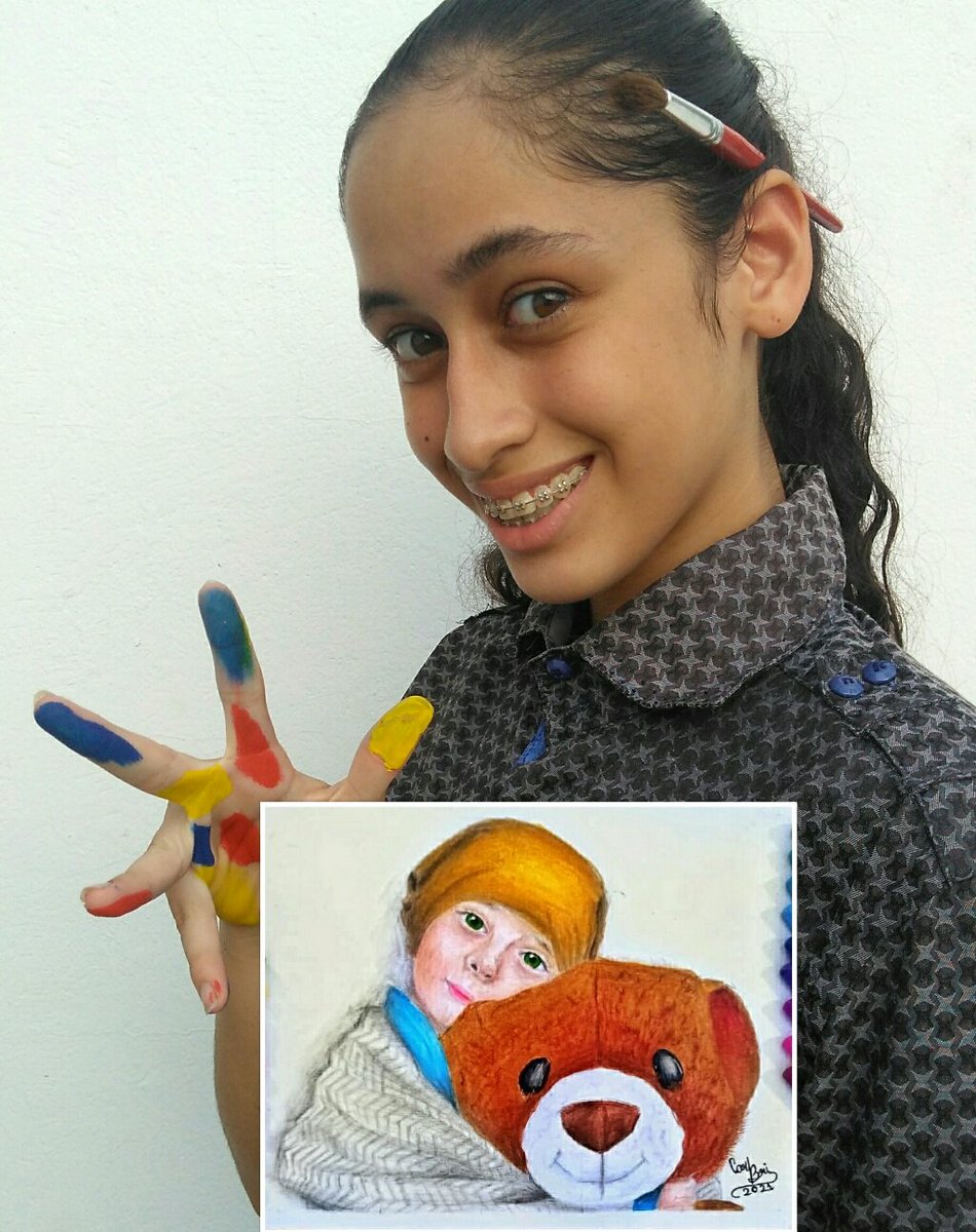FrontadoIngrid's tweet photo. Dibujado por mi hija de #13años Carmen Cristina ella #DibujoenAcademiaOlivares y ha aprendido mucho, gracias a @Olivarescfc y su equipo de profesionales. https://t.co/SBW7KtX2tw