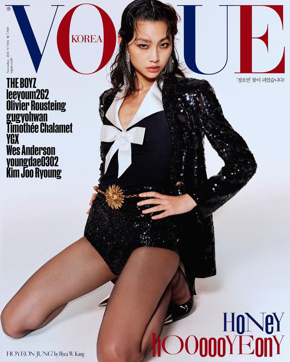 jung ho yeon for vogue korea (november 2021) 