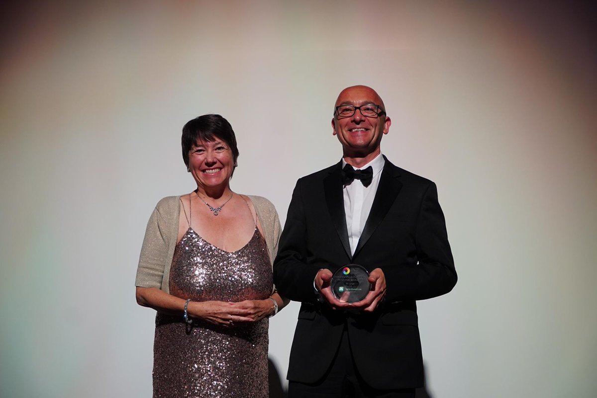 Teal &amp; Mackrill are proud winners of the BCF (British Coatings Federation) coatings care overall best performance award. Managing Director Richard Burnham accepts the award at last nights event #BCFAwards2021