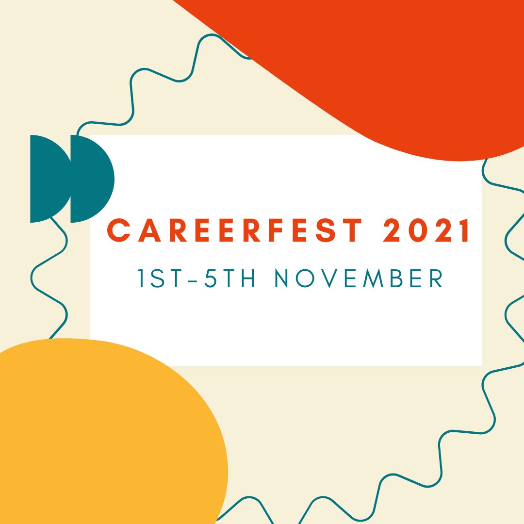 CAREERFEST IS HERE! CareerFest is our annual festival dedicated to employability. When: 1-5 November Sessions will be availble each day for the entire week virtually and on campus. To attend any of the events register on CareerLink: ow.ly/ELfI50GrWHx @RoehamptonUni