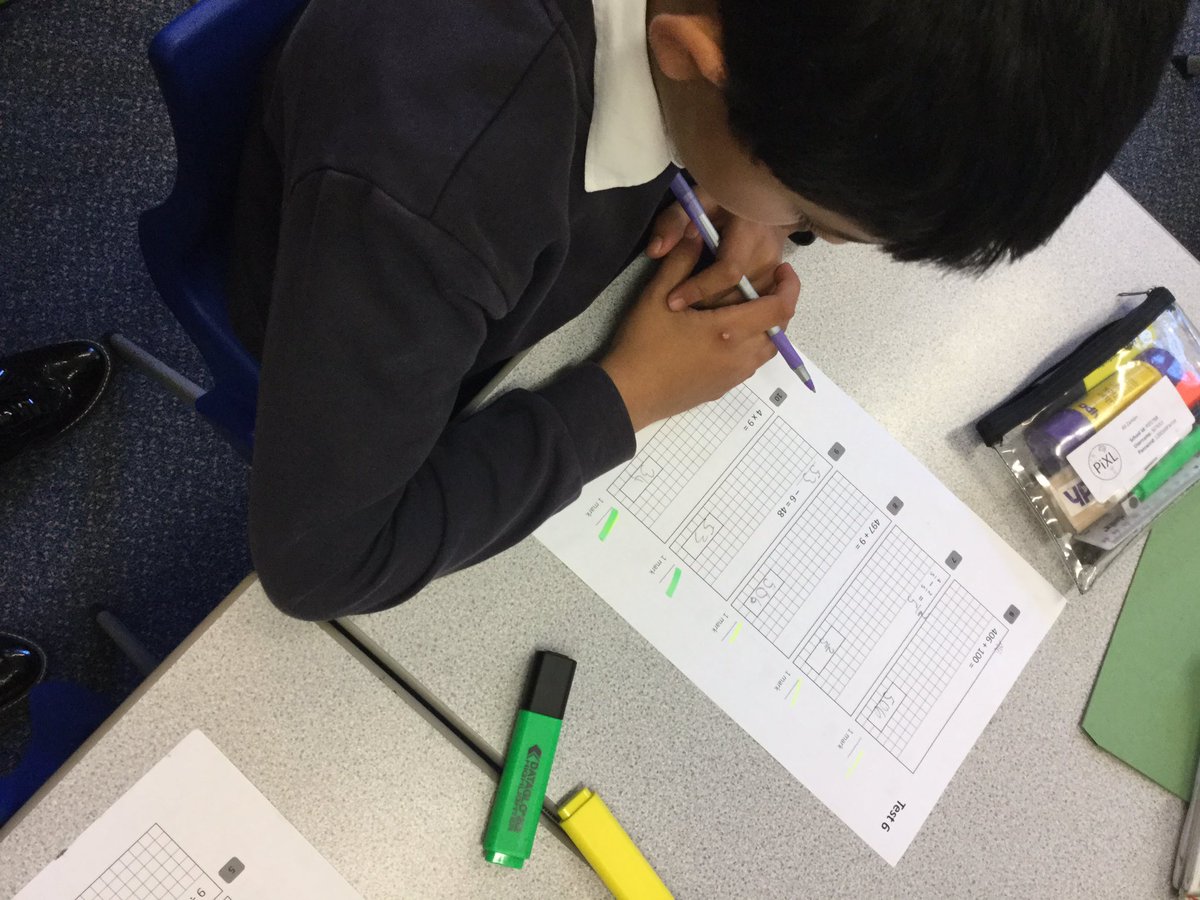 PindersPrimary's tweet photo. Checking and purple polishing is an important part of our arithmetic sessions #ppyear3 #ppmaths https://t.co/0crfTwryX5