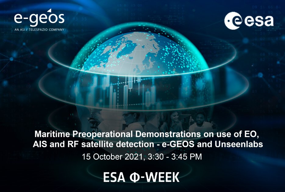 e_geos's tweet photo. The #SEonSE platform, technological innovation presented at #Phiweek security and law enforcement side event: EO data fusion with AIS and RF data, improved algorithms and Tip&Cue are part of the new capabilities!
#MaritimeSituationalAwareness #AI #AnomalyDetection #RiskAssessment https://t.co/6GmqSqAHzg