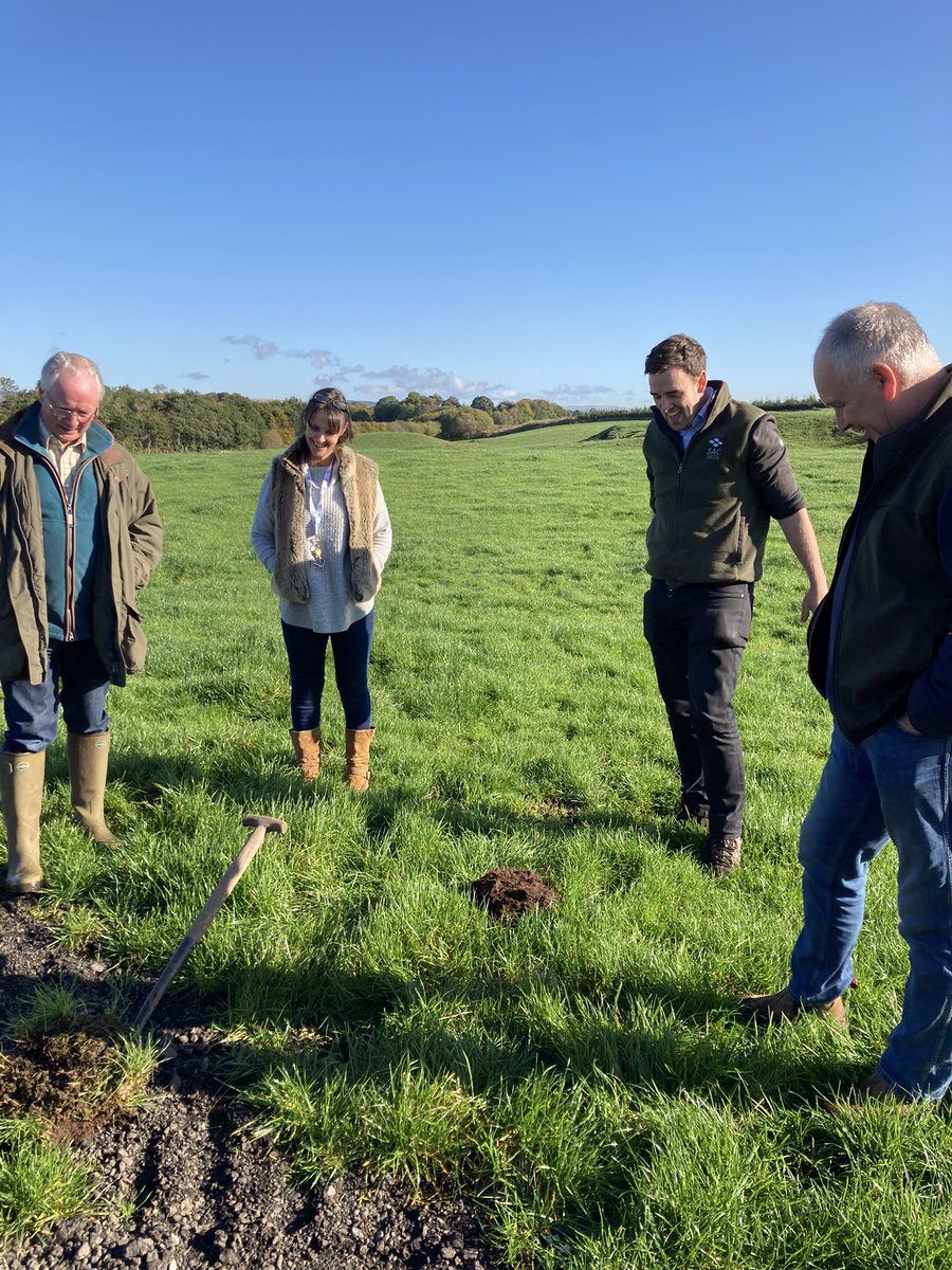 Managing soil to increase carbon sequestration. Example of sustainable farming in practice. <a href="/qmscotland/">QMS</a> <a href="/NFUStweets/">NFU Scotland</a> <a href="/SACFarm4Climate/">Farming For a Better Climate</a> #farmingforthefuture