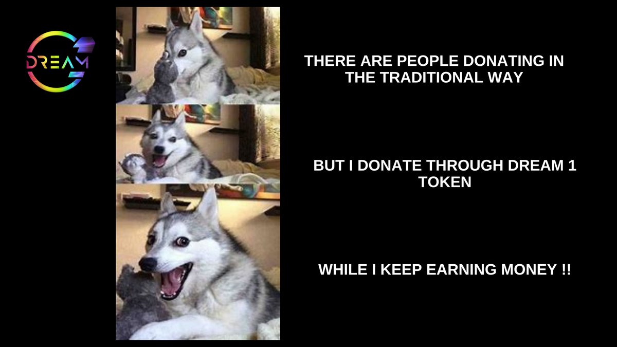 😅😂

Help our cause and earn while helping the world!

👉 Hit the following button
🌏Share this post to your story
🌿Tag your friends down below
🔔Turn my post notifications on

#dream1token #cryptomeme #crypto #blockchain #cryptocharity