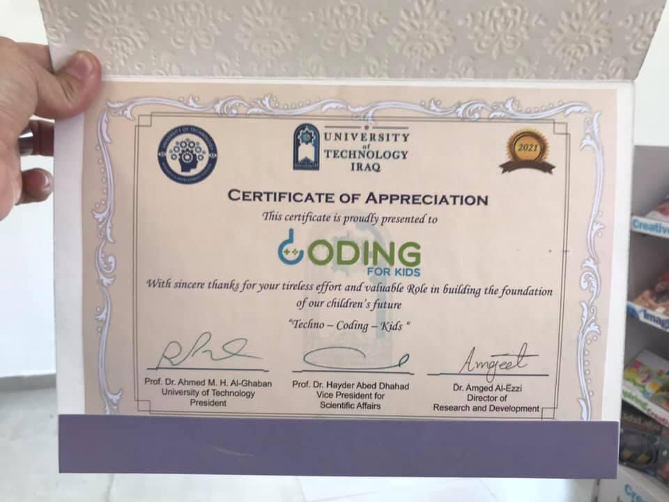 In cooperation with the university of technology and @GDGBaghdad , we learned how to programming by @scratch during one month and spent a great time with #mycodeclub coders @CodeClubWorld